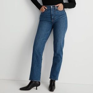 NWOT madewell petite curvy perfect vintage straight jean